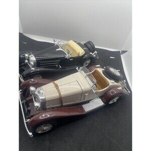 Burago - 1928 Mercedes-Benz SSK - 1:18 Diecast and 1936 Mercedes 500K Roadster